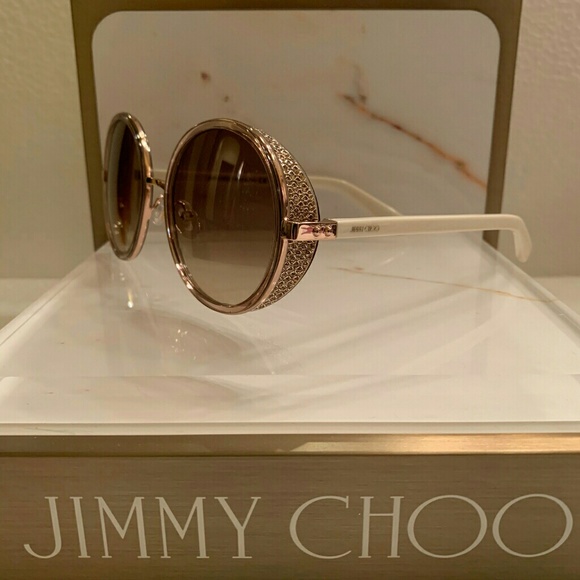 Jimmy Choo Accessories - Jimmy Choo Andie Sunglass in Gold